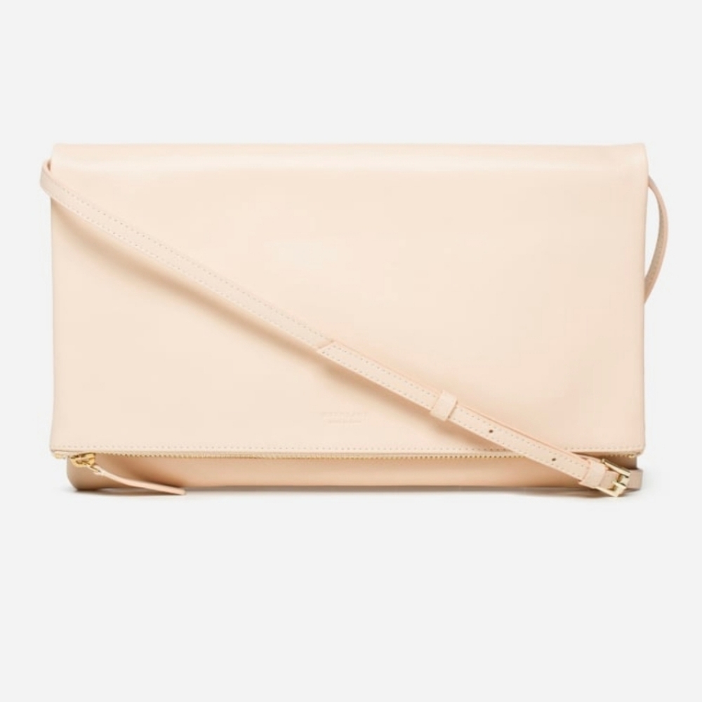 NWOT Everlane nude leather purse